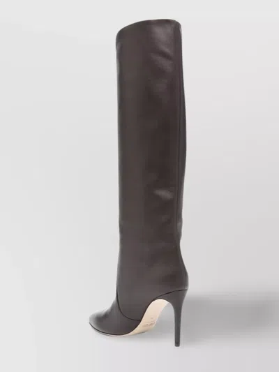 Paris Texas Leather Knee Length Stiletto Heel Boots