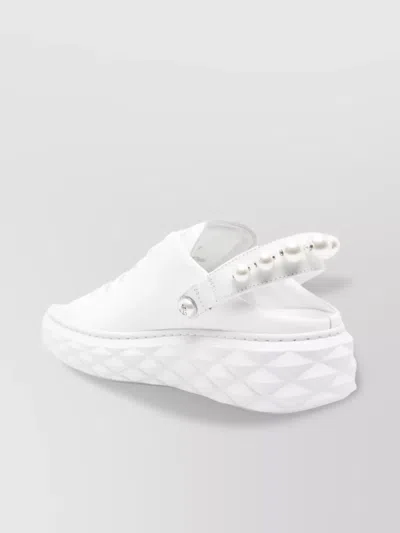 Jimmy Choo Pearl Platform Round Slingback Sneakers