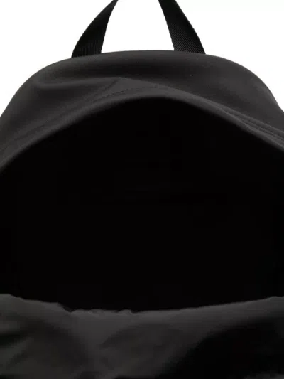 Moncler Pierrick Backpack Front Zip-fastening Pocket In Black