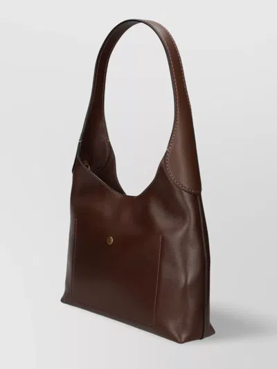 Coach Maple Brooklyn 28 Leather Shoulder Bag