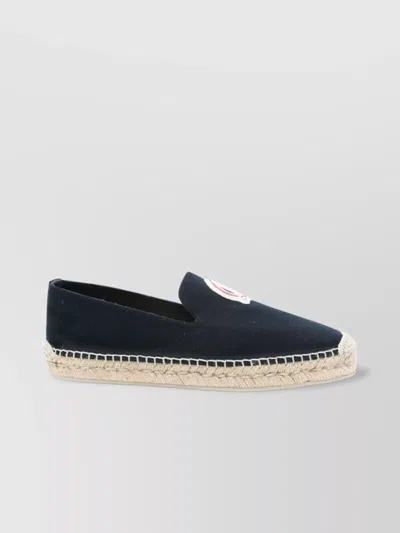 Christian Louboutin Loafers With Braided Sole And Embroidered Detail In Multi