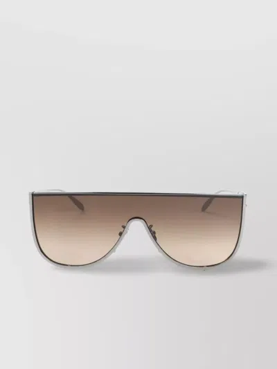 Alaïa Mask Sunglasses Metal Frame Gradient Lenses