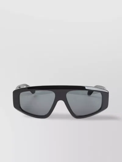 Alaïa Rectangular Frame Sunglasses Dark Lenses