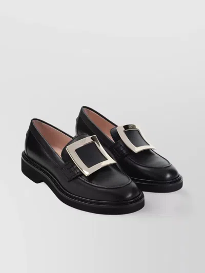 Roger Vivier Viv Rangers Met Buc 25 Loafers In Black