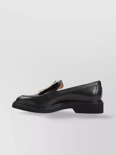 Roger Vivier Viv Rangers Met Buc 25 Loafers In Black
