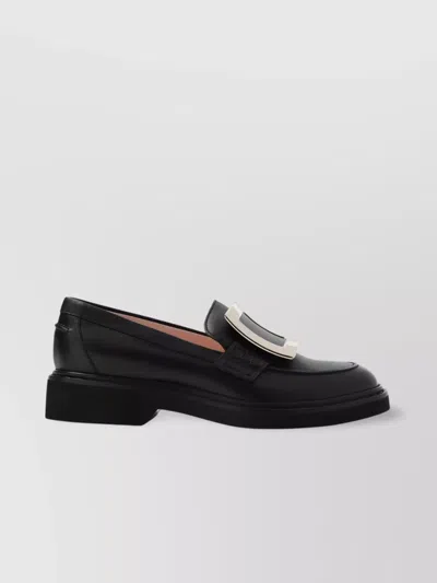 Roger Vivier Viv Rangers Met Buc 25 Loafers In Black