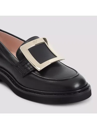 Roger Vivier Viv Rangers Met Buc 25 Loafers In Black