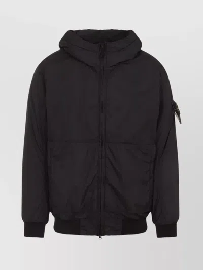 Stone Island Crinkle Reps Ny Jacket In Black