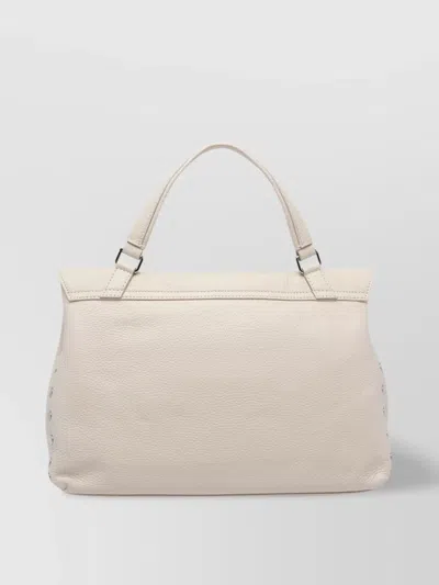 Zanellato Medium Textured Cross-body Bag With Top Handle