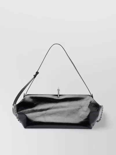 Benedetta Bruzziches Shoulder Bag Metallic Structured Shape