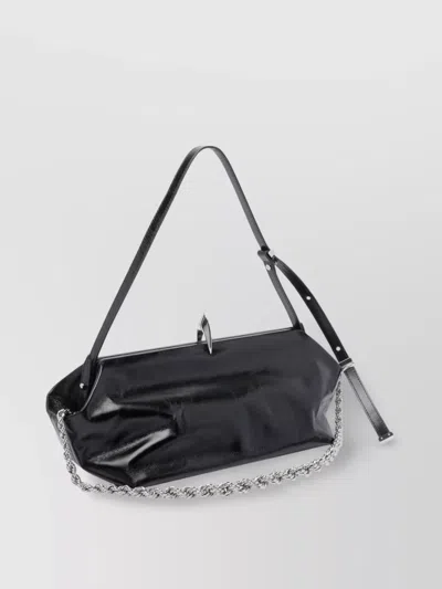 Benedetta Bruzziches Shoulder Bag Metallic Structured Shape