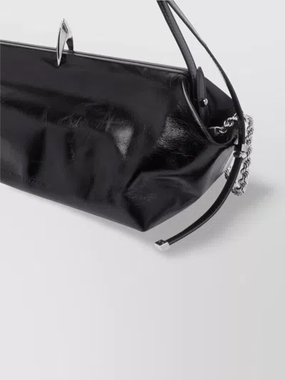 Benedetta Bruzziches Shoulder Bag Metallic Structured Shape