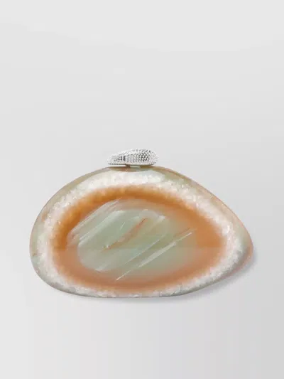 Benedetta Bruzziches Womens Armonia Organic-shape Acrylic Clutch Bag Alma