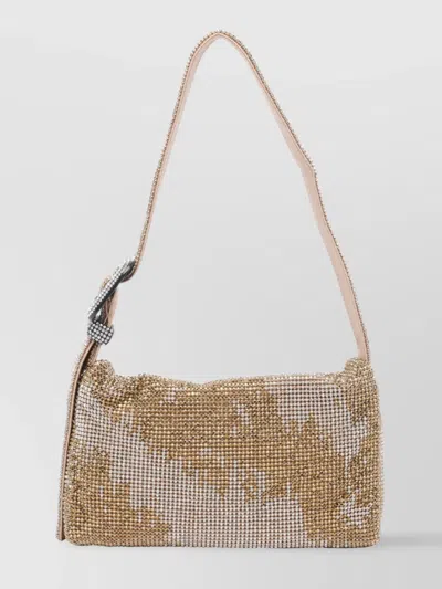 Benedetta Bruzziches Strass Embellished Shoulder Bag