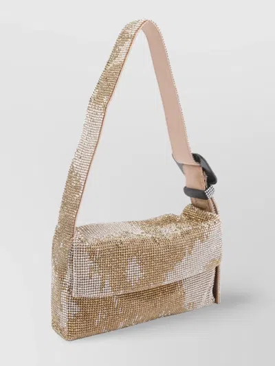 Benedetta Bruzziches Strass Embellished Shoulder Bag