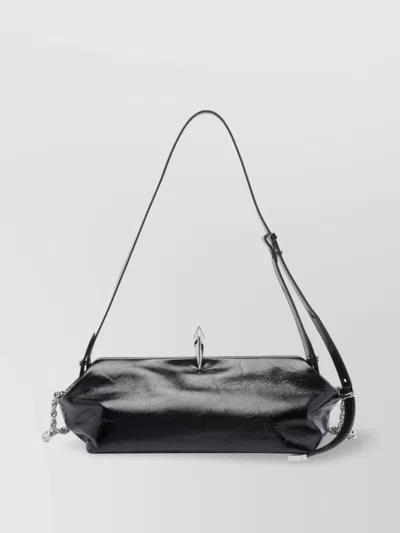 Benedetta Bruzziches Textured Shoulder Bag Adjustable Strap