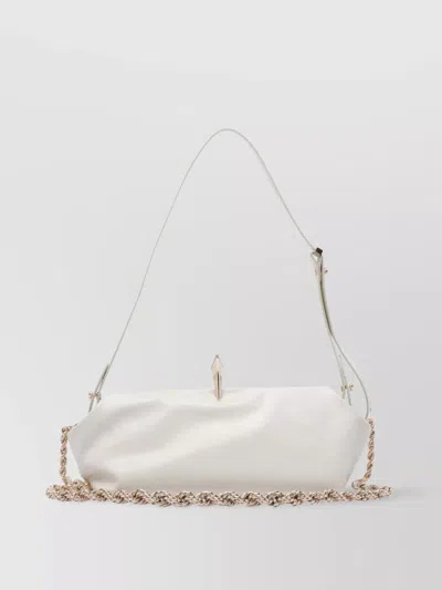 Benedetta Bruzziches Rectangular Chain Detail Shoulder Bag