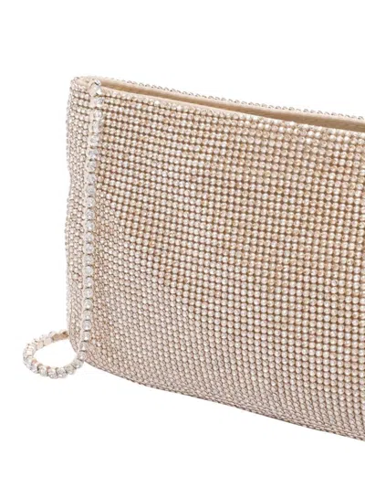 Benedetta Bruzziches Shoulder Strap Chain Clutch Bag Rhinestone
