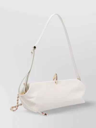 Benedetta Bruzziches Rectangular Chain Detail Shoulder Bag