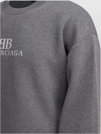 Balenciaga Crewneck Sweater 818422t3368 1380 In Gray