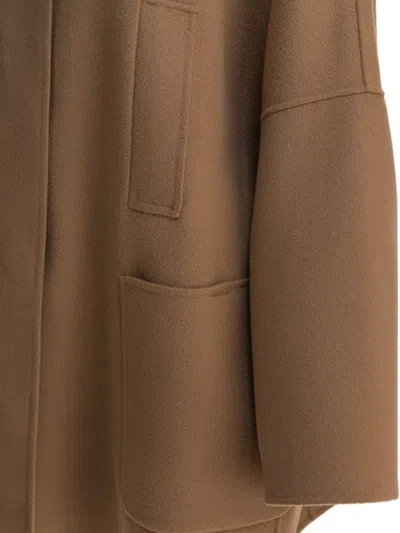 's Max Mara Oversized Coat With High Collar And Pockets