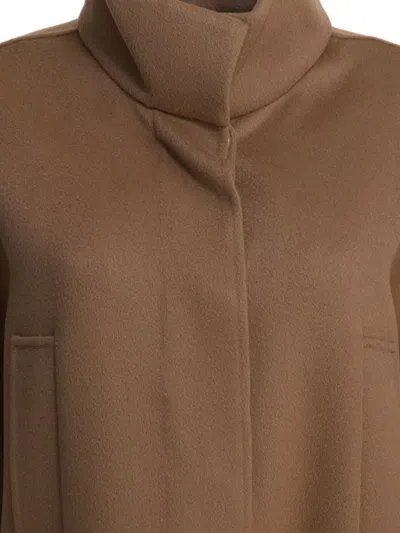 's Max Mara Oversized Coat With High Collar And Pockets