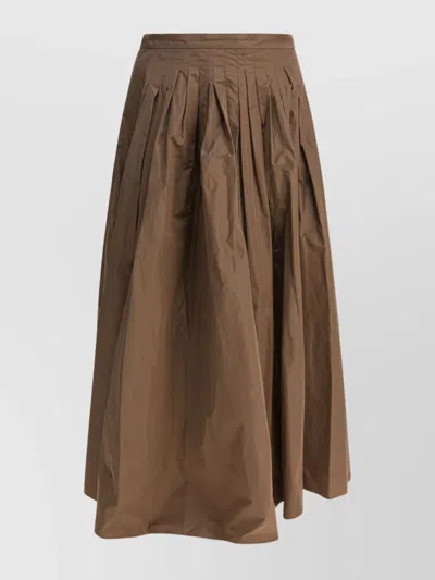 's Max Mara High-waisted Pleated Midi Length Skirts