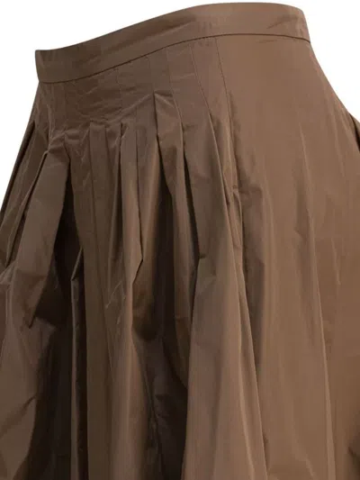 's Max Mara High-waisted Pleated Midi Length Skirts