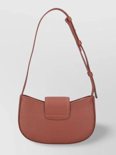 Ferragamo Shoulder Bag With Textured Finish And Adjustable Strap