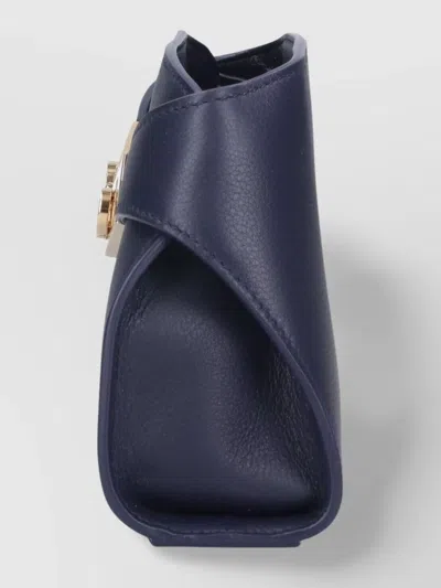 Ferragamo Structured Silhouette Top Handle Gold-tone Hardware
