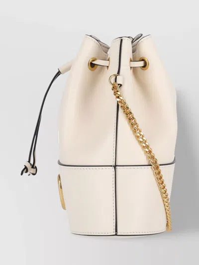 Valentino Bucket Bag With Chain Strap And Gold-tone Hardware