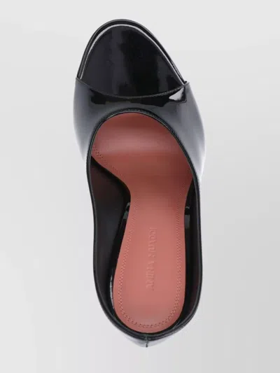Amina Muaddi Anok Slipper 105 Patent Black 105 Mm Sm