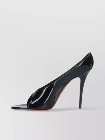 Amina Muaddi Anok Slipper 105 Patent Black 105 Mm Sm