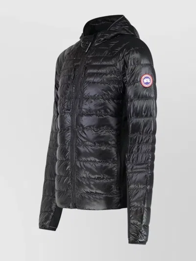 Canada Goose Hybridge Full Zip Down Jacket In Black