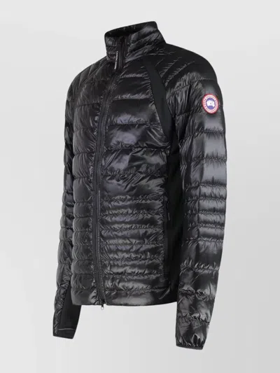Canada Goose Hybrid Full Zip Down Jacket In Black
