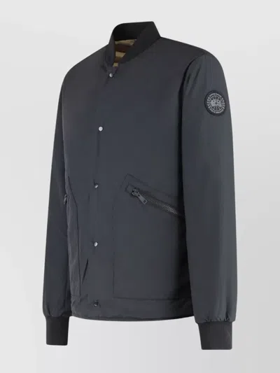 Canada Goose Quilted Reversible Jacket Zippered Pockets In Neutral