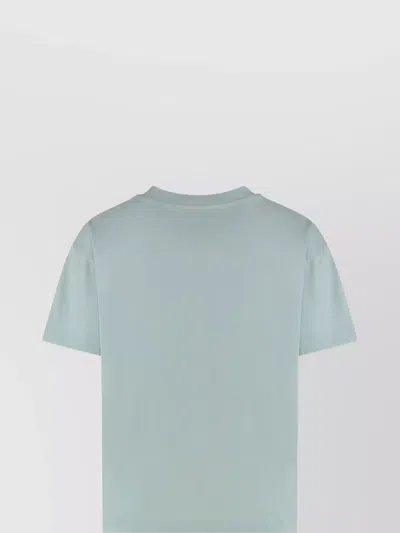 Apc Madame Street Organic Cotton Crew-neck T-shirt In Blue