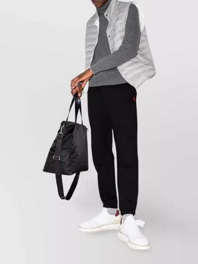 Ralph Lauren Casual Trousers Elasticated Ankles In Black