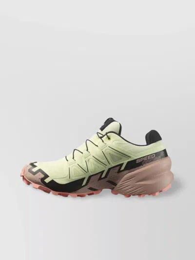 Salomon Low Top Sneakers With Contrasting Textured Sole In Multi