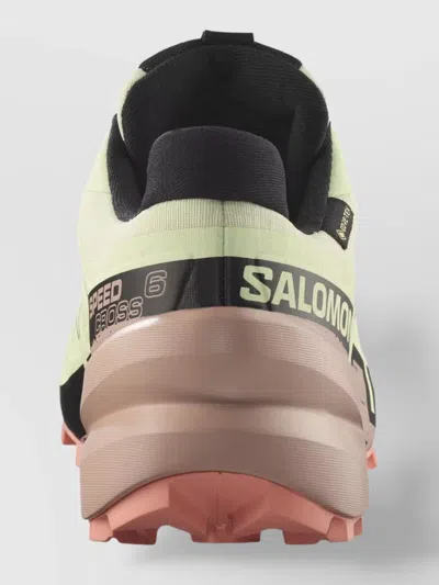 Salomon Low Top Sneakers With Contrasting Textured Sole In Multi