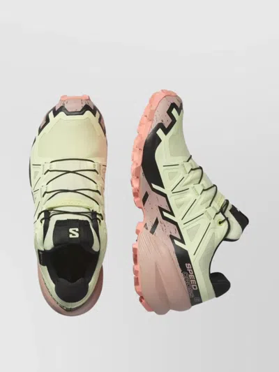 Salomon Low Top Sneakers With Contrasting Textured Sole In Multi