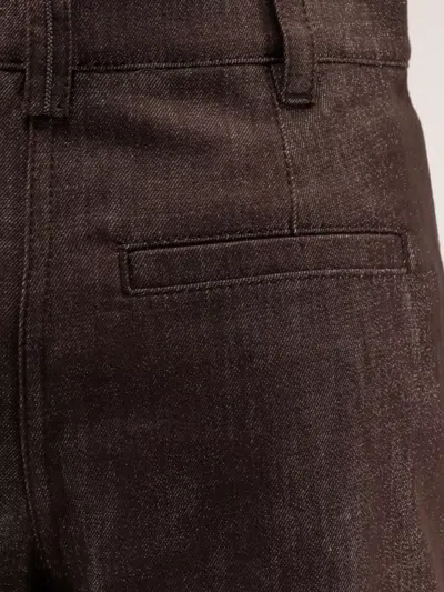 Brunello Cucinelli Women Denim Trousers With Lurex Profile