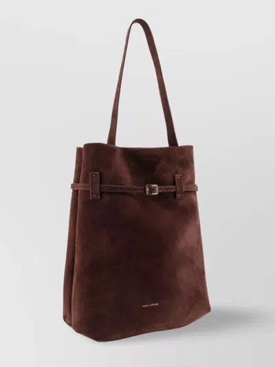 Manu Atelier Everyday Suede Shoulder Bag
