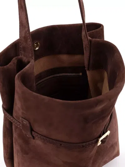 Manu Atelier Everyday Suede Shoulder Bag