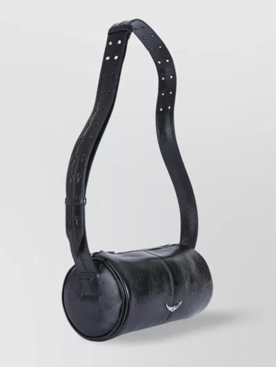 Zadig & Voltaire Round Shape Textured Finish