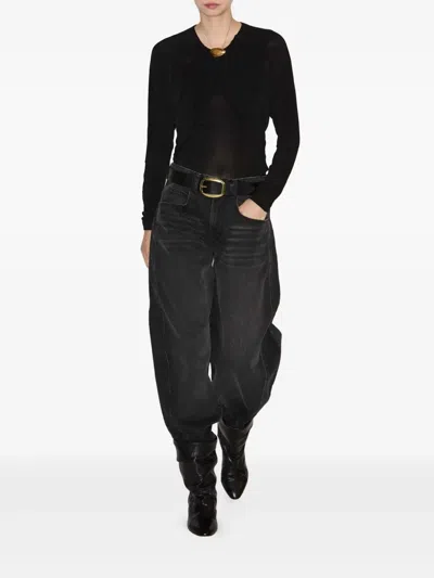 Isabel Marant Oriane Jeans In Black