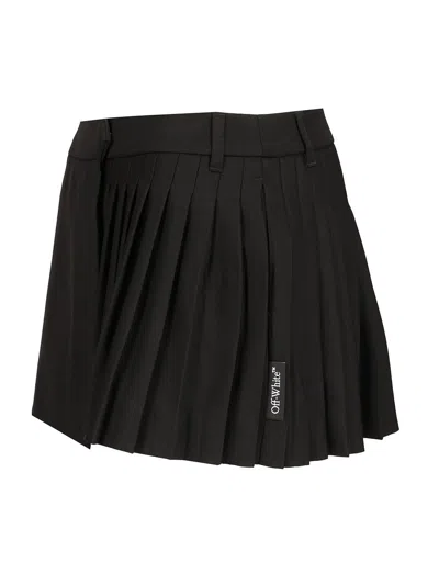 Off-white Savana Mini Skirt In Black