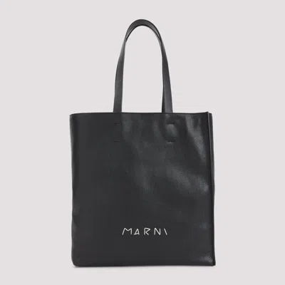 Marni Museo Soft New Large Shoulder Bag In Black