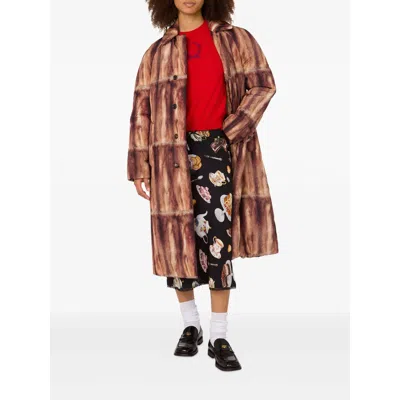 Moschino Abstract Printed Coat
