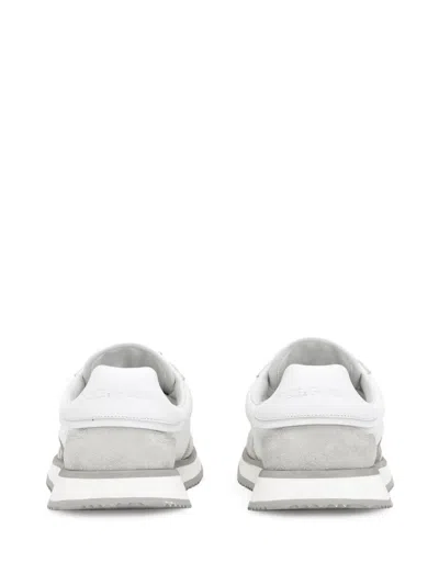 Dolce & Gabbana Dg Cushion Mixed-material Sneakers In Gray